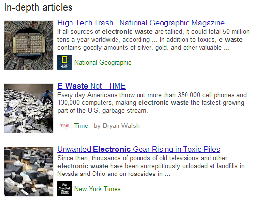 Google search for