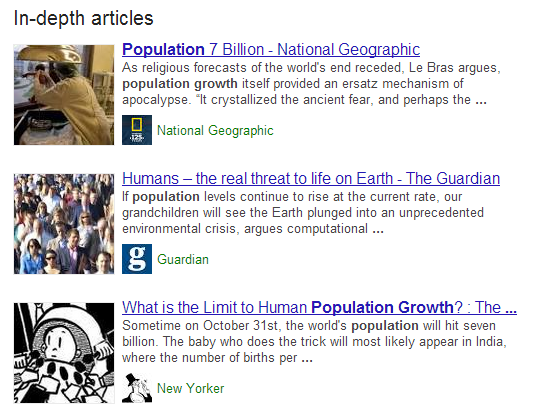Google search for