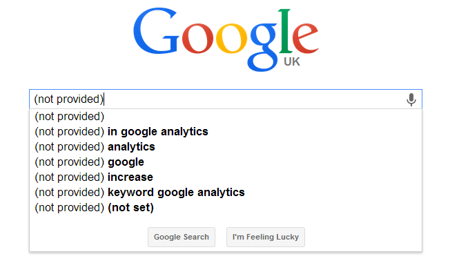 Google Analytics Not Provided