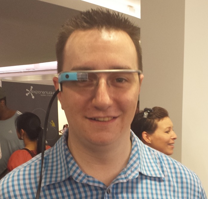 Trying out Google Glass