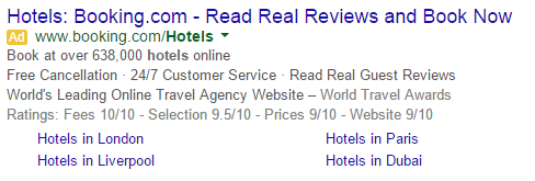 Google Search Network Text Advertisement