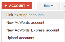 Google AdWords My Client Centre Link Existing AdWords Account