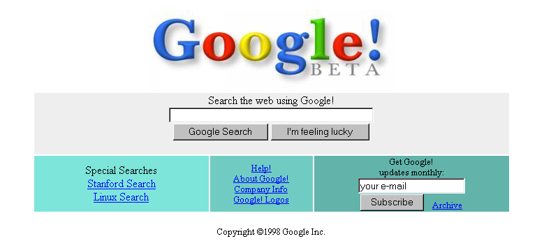 Google1998