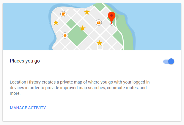 Turn off Google Location Tracking