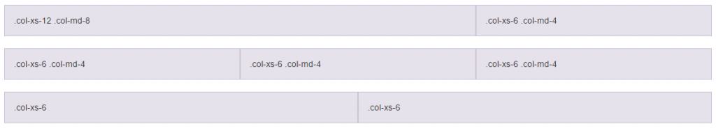 Bootstrap Responsive Grid System