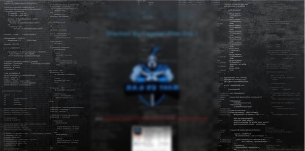 Website Hacked Typical Trophy Message